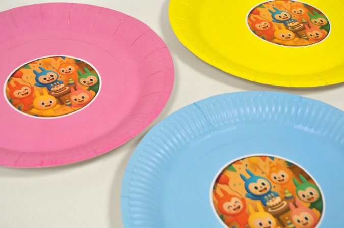 Хартиена парти чинийка Лабубу, 6бр. пакет