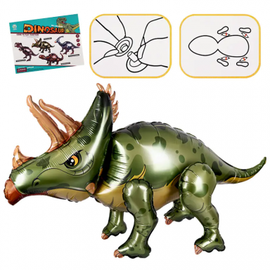 4D Балон Динозавър с подвижни крачета, 110х58 /Km/