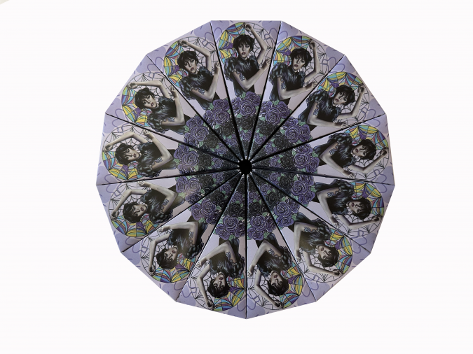 Комплект 13 парчета /заготовки за хартиена торта Уенсдей Адамс, с вкл. ринг за декорация /Mr/