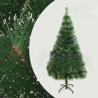 Коледна елха, зелена със заснежени връхчета, 120см /Gx/