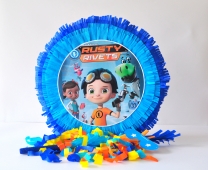 Пинята Ръсти Риветс, две лица 40х40 см