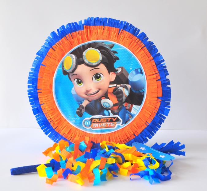 Пинята Ръсти Риветс, две лица 40х40 см