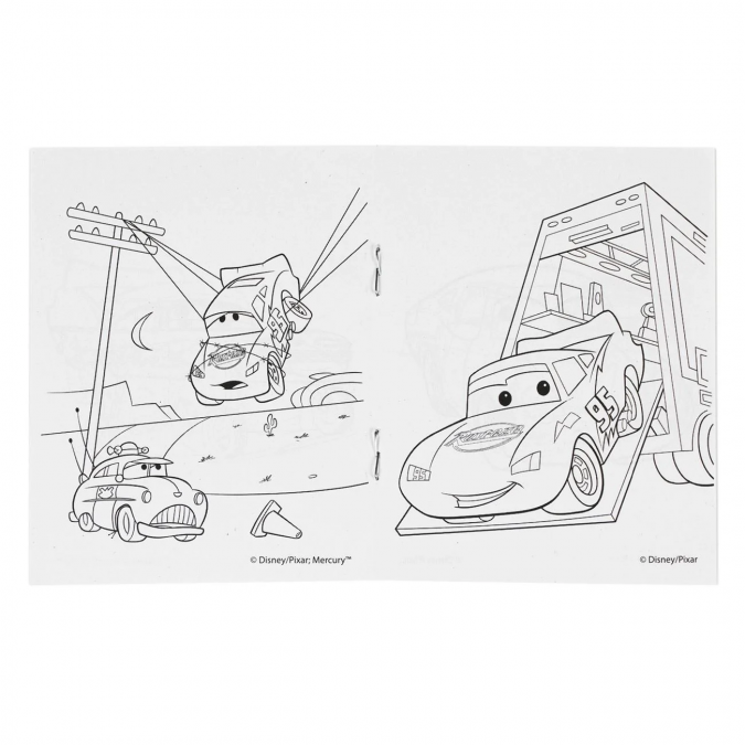 Джобна книжка за оцветяване Маккуин /Mb/