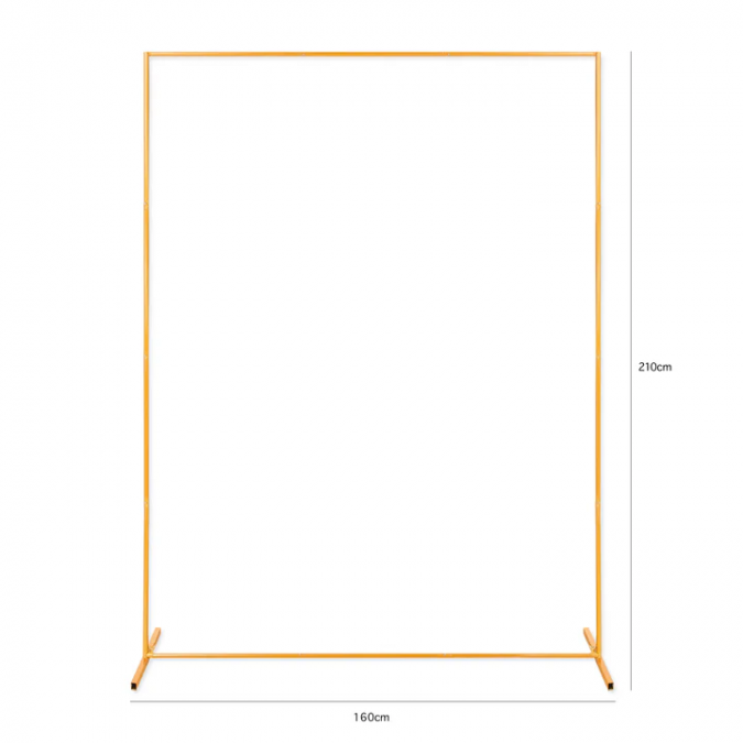 Правоъгълно сглобяемо пано /арка/, размер 210х160см, цвят златен /Pp/