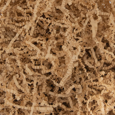 Хартиени лентички за пълнеж и декорация, 50гр, цвят кафяв /Pp/