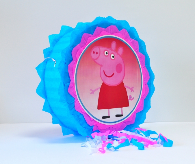 Пинята Пепа Пиг, две лица 40х40 см