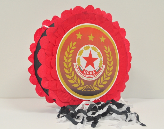 Пинята ЦСКА, две лица 40х40 см