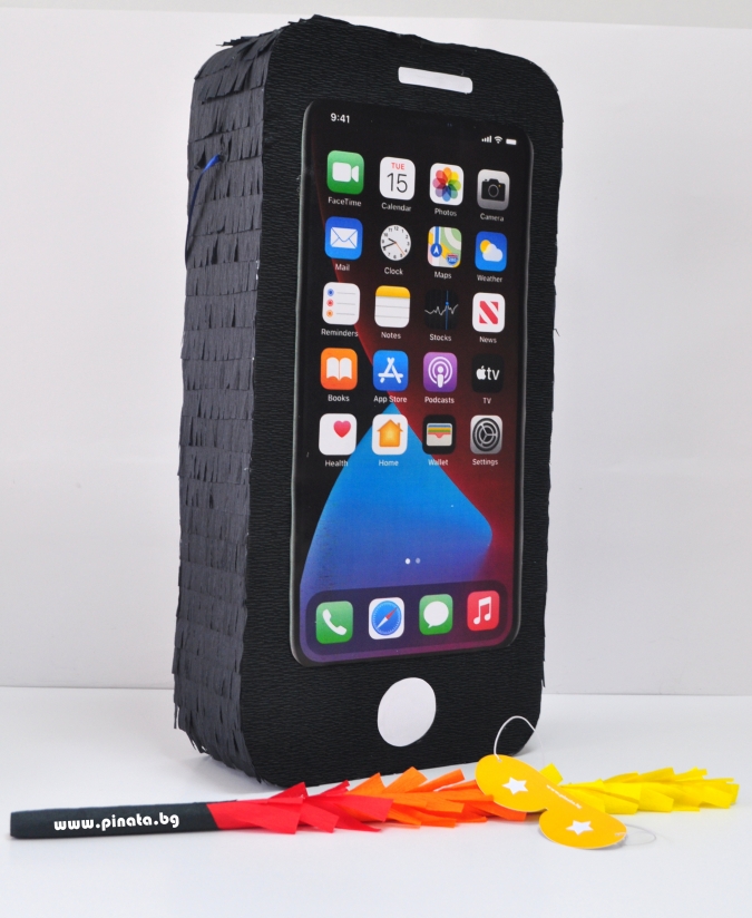 Пинята  фигура Телефон Айфон / I Phone, височина 55 см