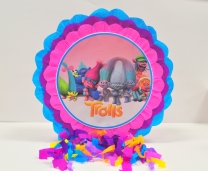 Пинята Тролчета Попи, две лица 40х40 см