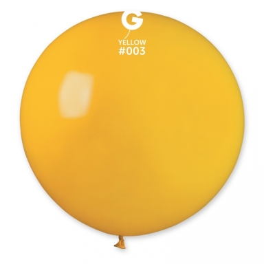Балон  сфера  диаметър 80 см, тъмно жълт Gemar G220 #003 /Uk/