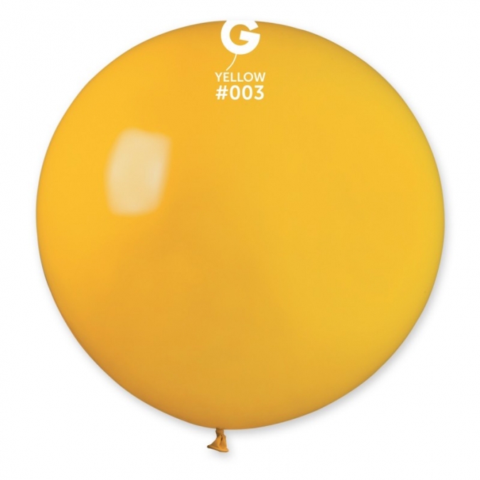 Балон  сфера  диаметър 80 см, тъмно жълт Gemar G220 #003 /Uk/