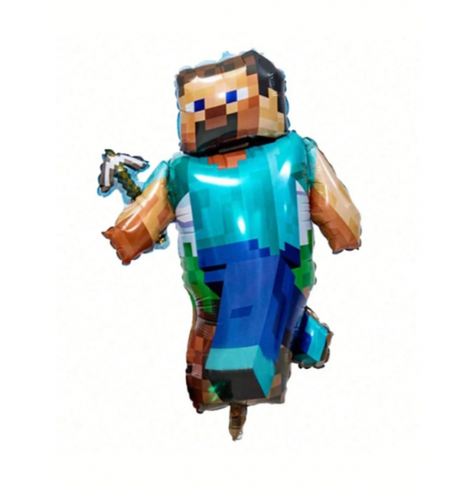 Фолиев балон Майнкрафт Стийв, 80 см /Ch/