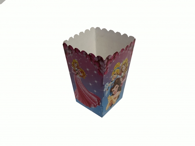 Кутийки за пуканки или сладки Принцеси - 5 бр. в пакет /Mr/