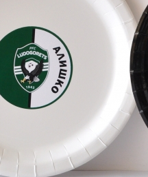 Персонализация /изписване име и години/ за пакет от 6 бр. чинийки