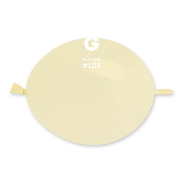 Линк балони цвят масло, 10бр. в пакет, 16см., Gemar GL6 #103 /Uk/