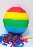 Пинята шарена диаметър 40 см