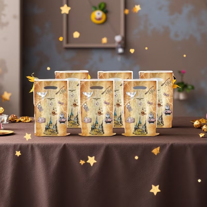 Подаръчни торбички, пликове за сладки Хари Потър,16х25см, 20 бр. в опаковка /Tm/