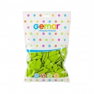 Балон цвят светло зелен / Light Green, диаметър 26 см, 100 бр. в пакет, Gemar G90 #011