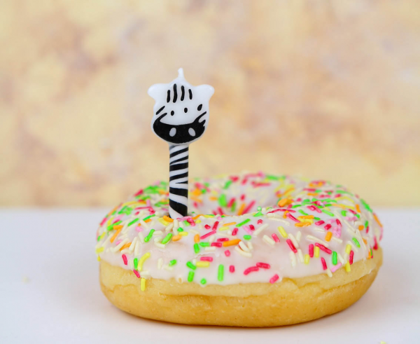 Свещички за рожден ден Сафари, джунгла, животни, 4 броя /Gd/