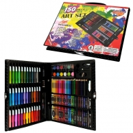 Комплект за рисуване и оцветяване в куфарче, 150 части /Km/