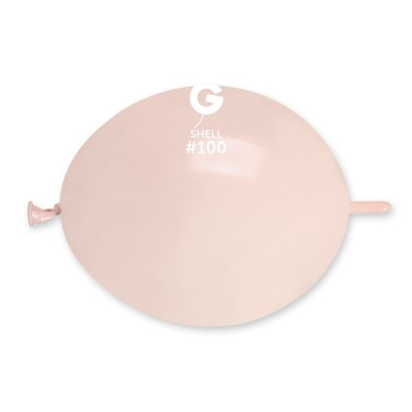 Линк балони цвят мида, 10бр. в пакет, 16см., Gemar GL6 #100 /Uk/