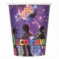 Хартиени парти чашки Диско/Disco,10бр. /Gx/