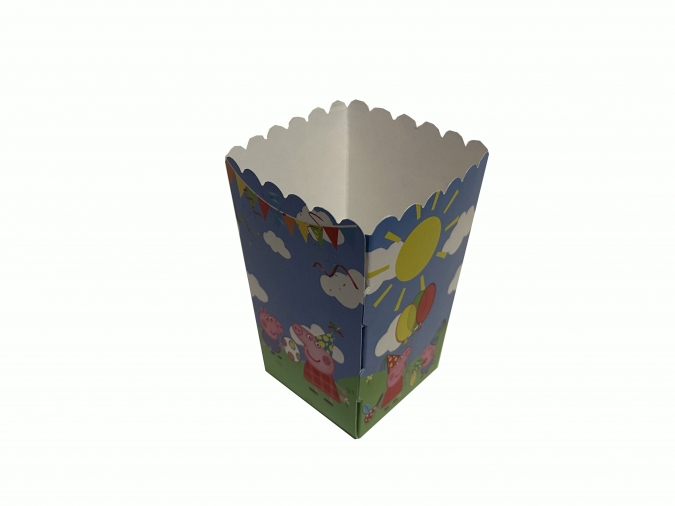 Кутийки за пуканки или сладки Пепа Пиг - 5 бр. в пакет /Mr/