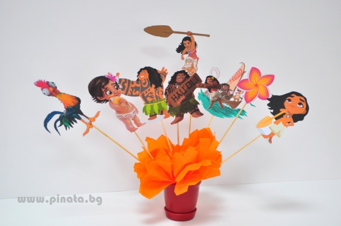 Пропсове за забавни снимки Смелата Ваяна, 7 бр. в пакет