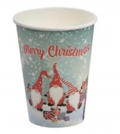 Хартиена парти чашка Весела Коледа, Джуджета 10 бр. в опаковка /mb/