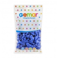 Балон цвят лавандулово син / Periwinkle, диаметър 13см,100бр. в пакет, Gemar A50 075