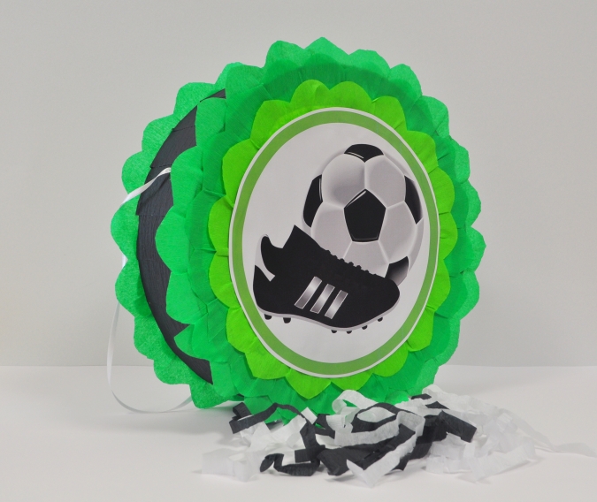 Пинята Футбол, футболист, топка, две лица 40х40 см