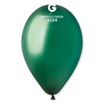 Балон цвят Смарагдово-зелено / Emerald green, диаметър 26 см, 100 бр. в пакет, Gemar G90 #104