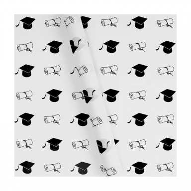 Опаковъчна хартия Дипломиране, цвят бял, 56 х 54,5см. /Km/