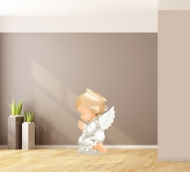 Фигурка за декорация Молещо се Ангелче, свободно стояща, 40 см pvc