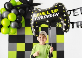 Фолиев балон Джойстик, плейстейшън, Level Up, 72 см, /Pd/