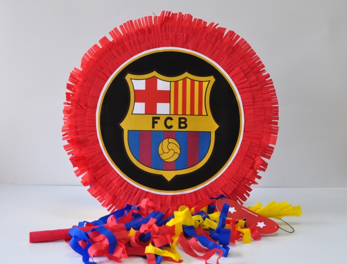 Пинята Барселона, две лица 40х40 см