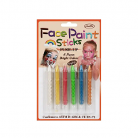 Светещи пастели за рисуване върху лице и тяло, 6бр. /Km/