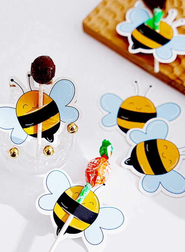 Картонени поставки за близалки и др. лакомства, 10бр. в опаковка /Ch/