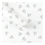 Опаковъчна хартия цвят бял, 