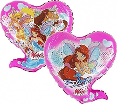 Фолиев балон Уинкс / Winx, две лица, 80 см височина /Gx/