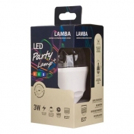 Лампа LED за парти, въртяща се, 3 цвята RGB /Mb/