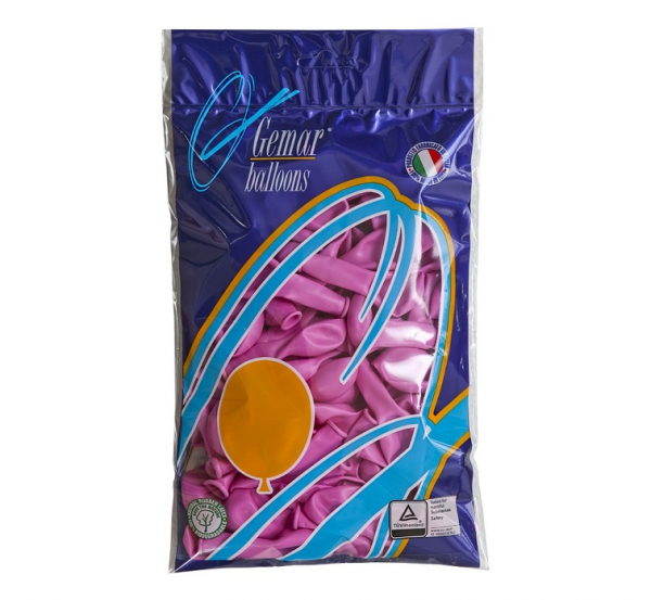 Балон розов пастел, диаметър 13 см, 10 бр. в пакет A50 #006