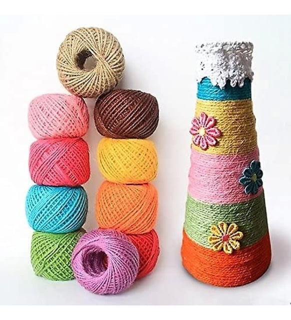 Хартиен шнур за декорация и опаковане на подаръци, микс пастелни цветове, 4х10м /Tr/