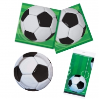 Хартиена парти чинийка 3D Футбол / 3D Soccer, 23 см, 8 бр в пакет