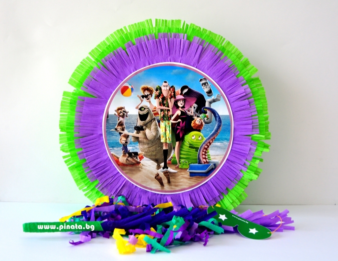 Пинята Хотел Трансилвания, две лица 40х40 см