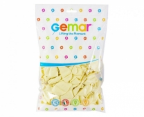 Балон цвят екрю, Ivory диаметър 30 см, 100 бр. в пакет, Gemar G110 #059 /Uk/