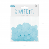 Конфети за балони цвят син, 15 гр. опаковка /Pp/