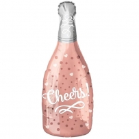 Фолиев балон бутилка Шампанско Cheers!, 49 см. х 98 см  /Pp/