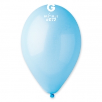 Балон цвят Бебешко син / Baby blue , диаметър 26 см, 100 бр. в пакет, Gemar G90 #072