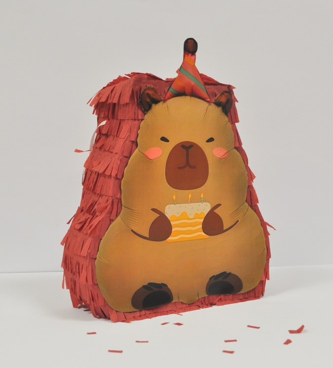 Пинята Капибара/Capybara, 40х35 см